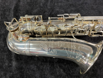 Photo Early Vintage Selmer Paris Modele 22 Alto Saxophone in Silver Plate, Serial #1197